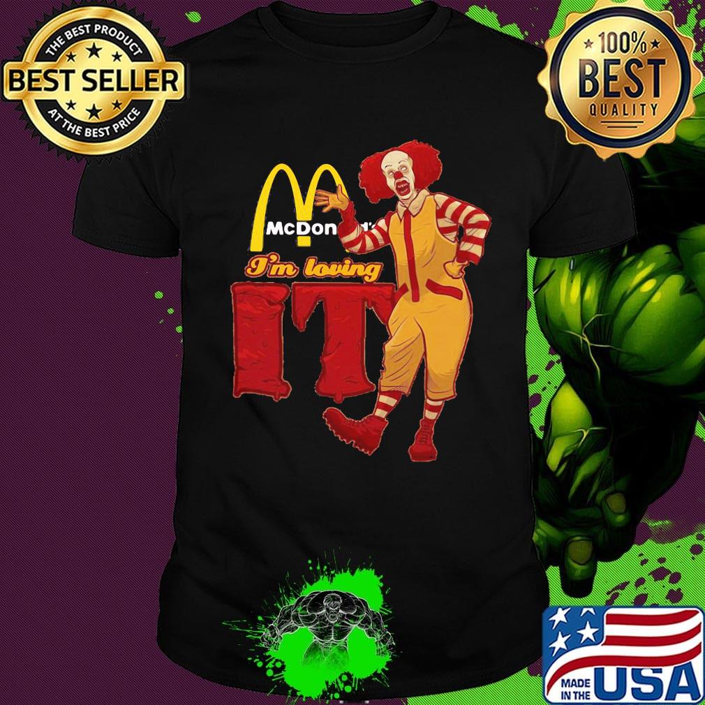 Halloween joker mcdonalds i'm loving it shirt