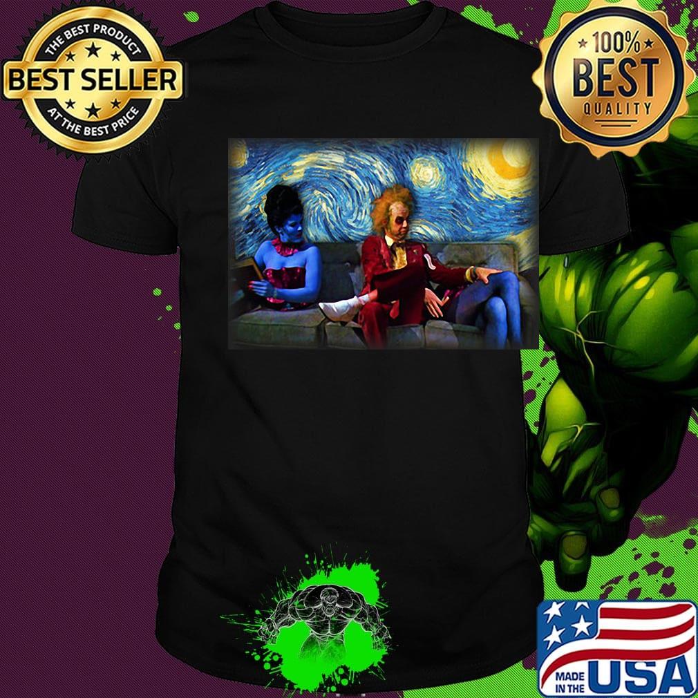 Halloween lydia beetlejuice starry night shirt