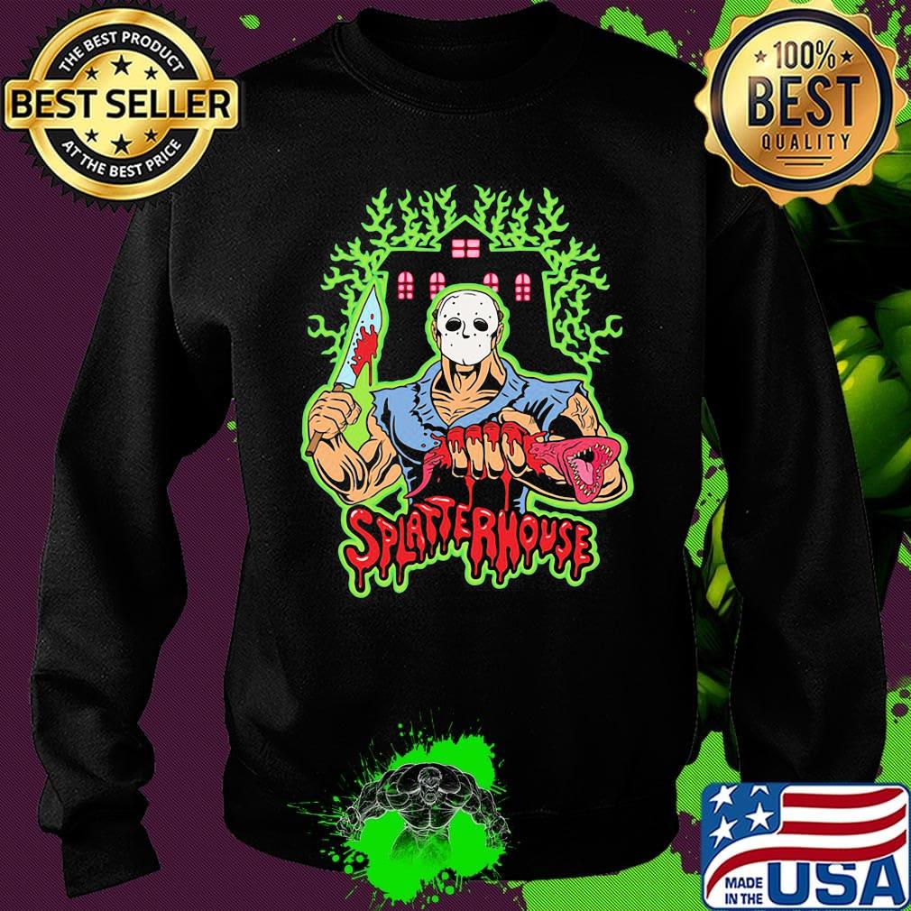 Halloween michael myers holding knife splatterhouse s Sweater Halloween michael myers holding knife splatterhouse s Sweater