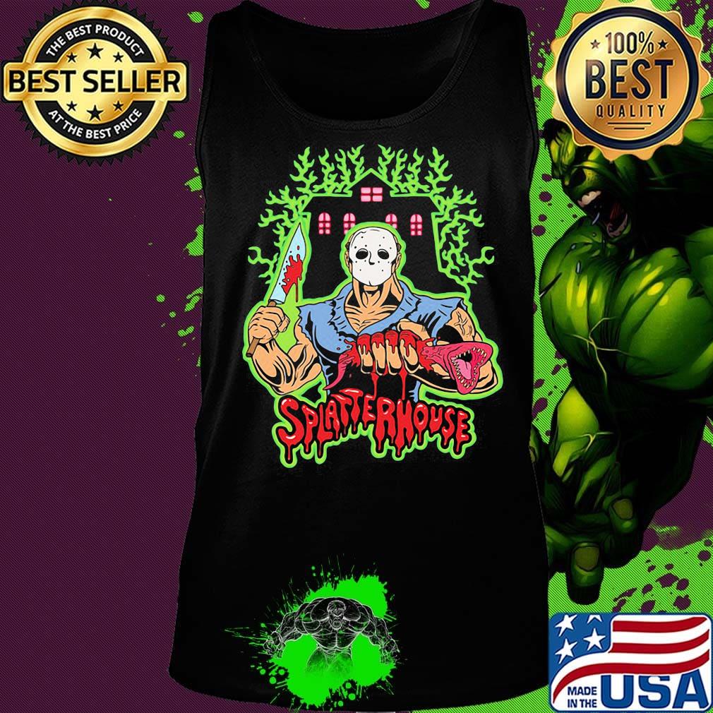 Halloween michael myers holding knife splatterhouse s Tank top Halloween michael myers holding knife splatterhouse s Tank top