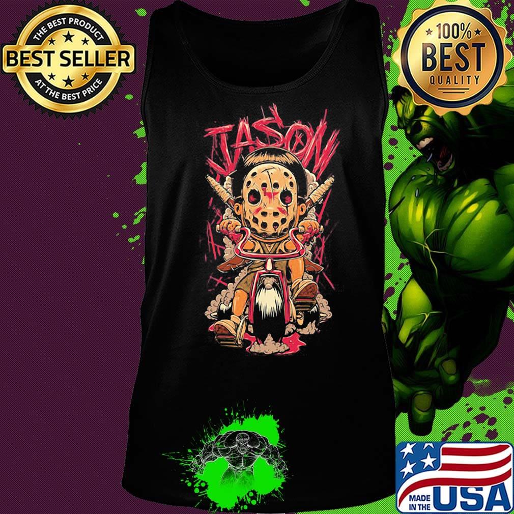 Halloween michael myers jason riding bicycle s Tank top Halloween michael myers jason riding bicycle s Tank top