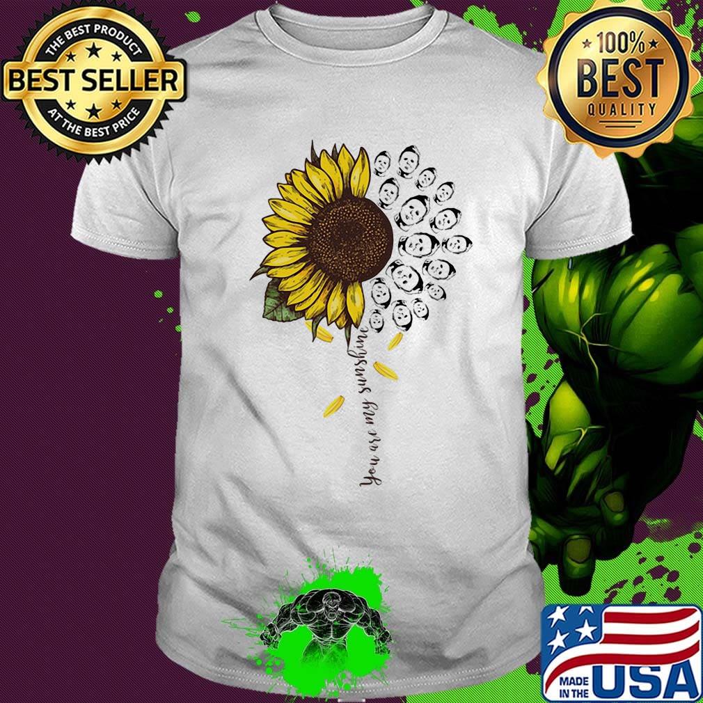 Halloween michael myers sunflower you are my sunshine art shirt