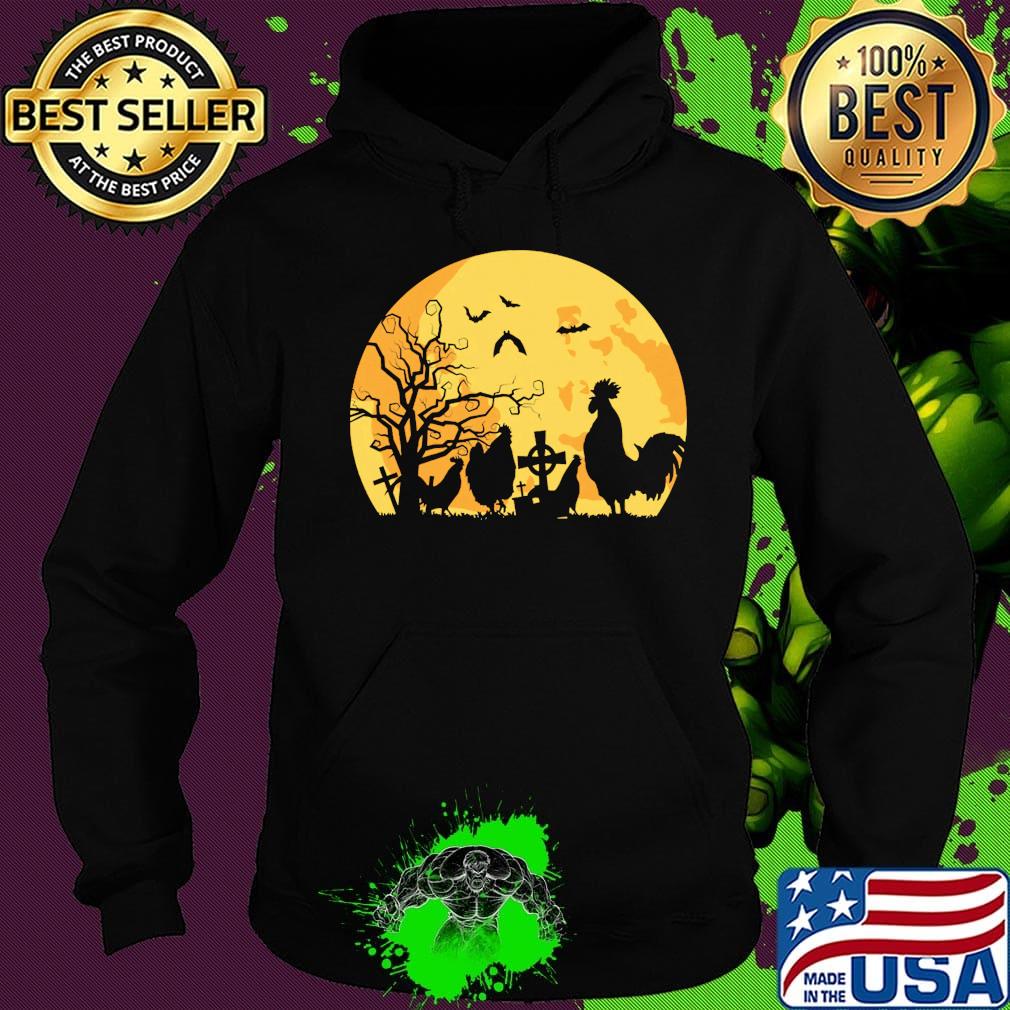 Halloween moon chicken classic s Hoodie Halloween moon chicken classic s Hoodie