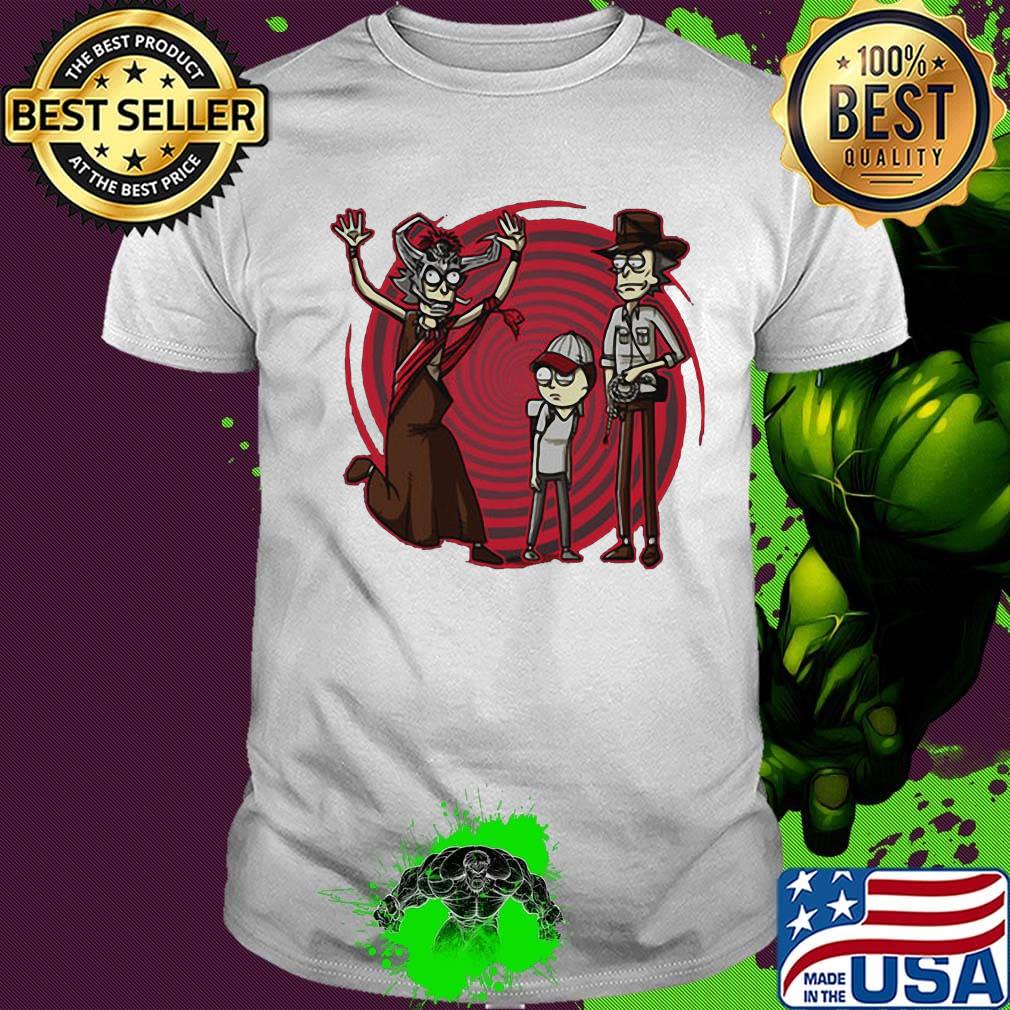 Halloween rick morty and witch shirt