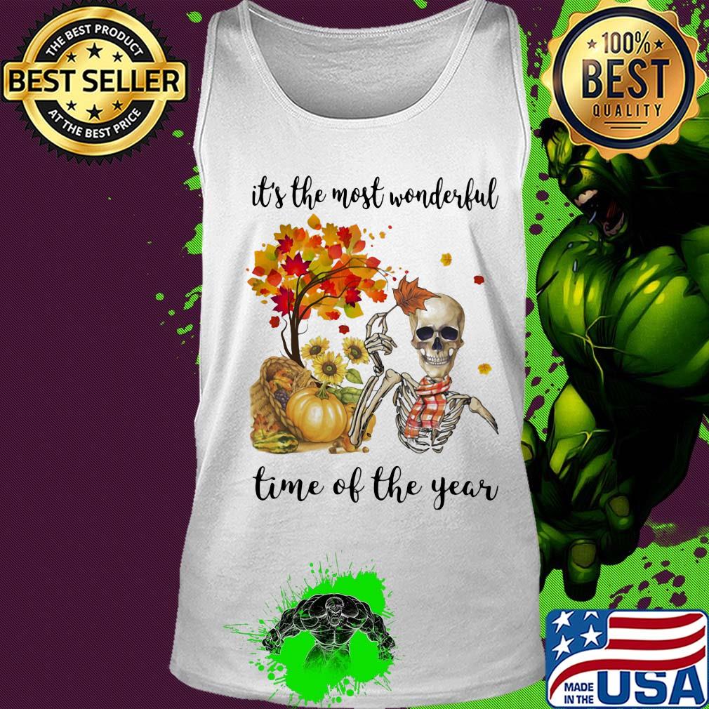 Halloween skeleton it's the most beautiful time of the year s Tank top Halloween skeleton it's the most beautiful time of the year s Tank top