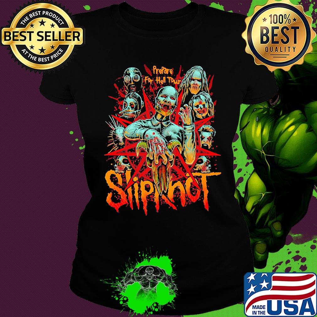 Halloween slipknot band horror prepare for hell tour s Ladies tee Halloween slipknot band horror prepare for hell tour s Ladies tee