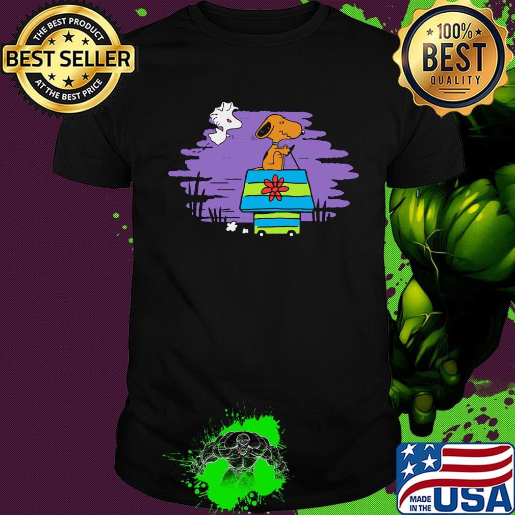 Halloween snoopy and woodstock home shirt
