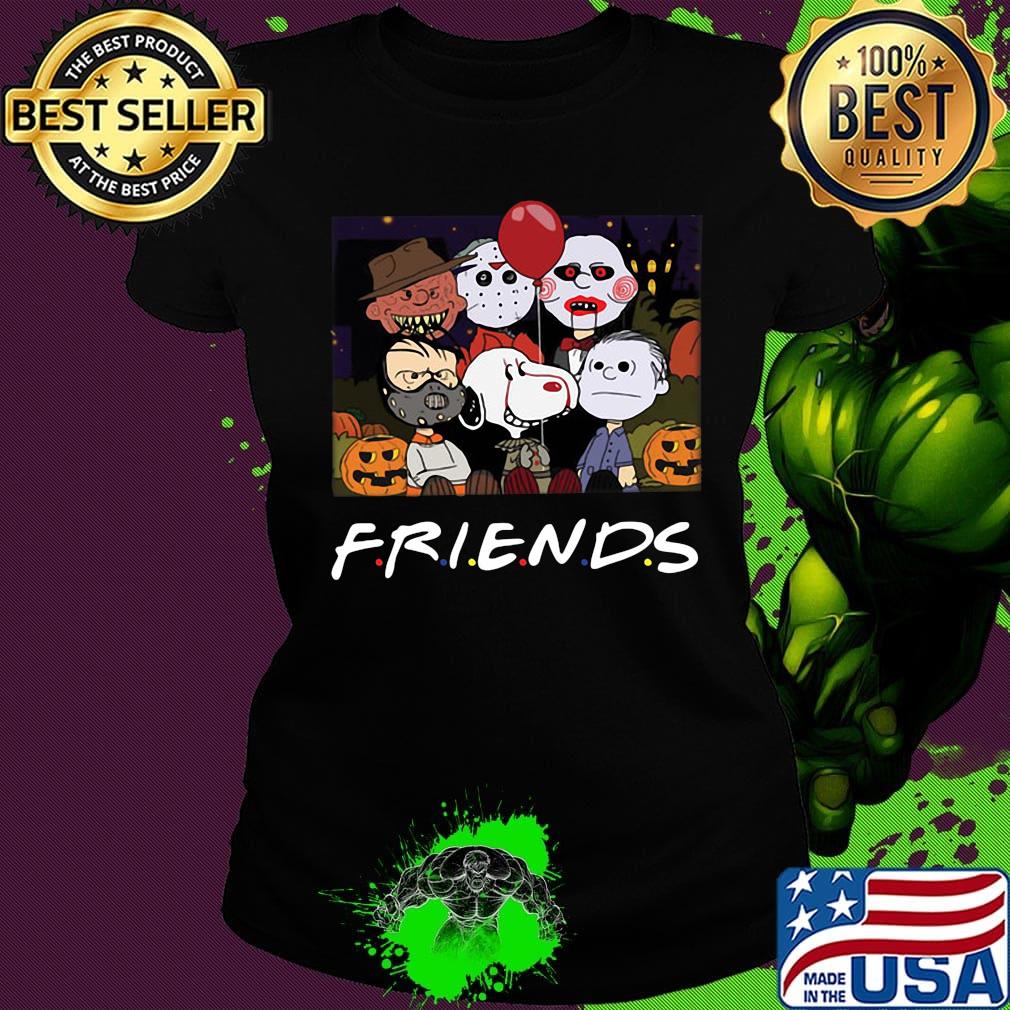 Halloween the peanuts horror characters friends s Ladies tee Halloween the peanuts horror characters friends s Ladies tee