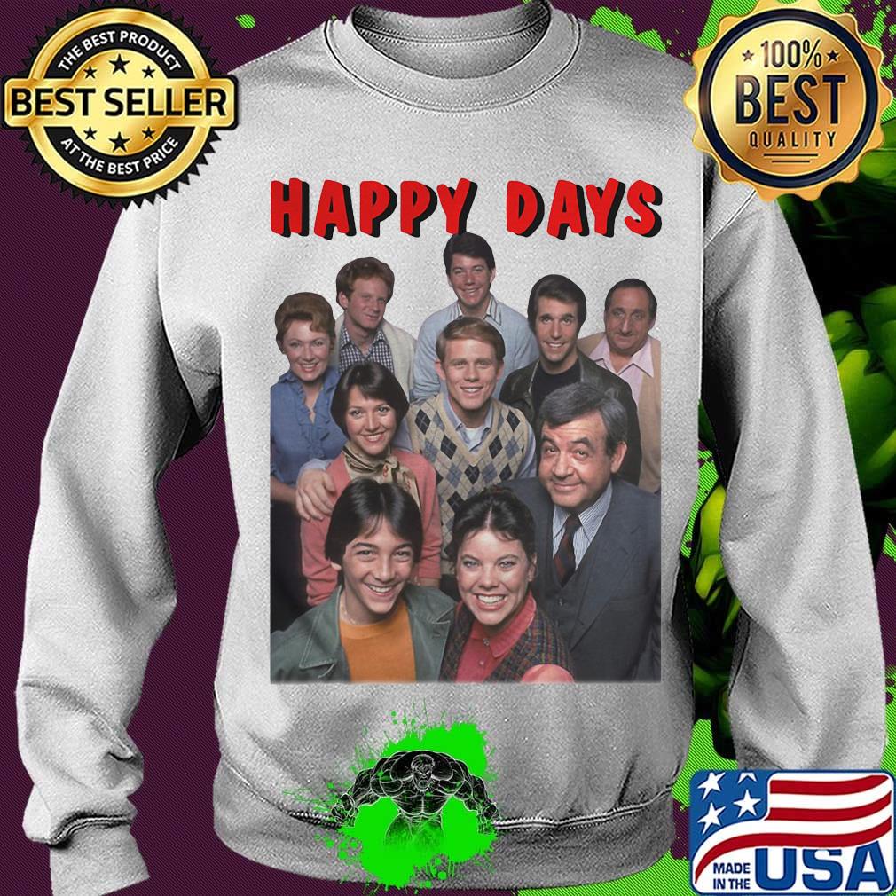 Happy days characters smiling retro s Sweater Happy days characters smiling retro s Sweater