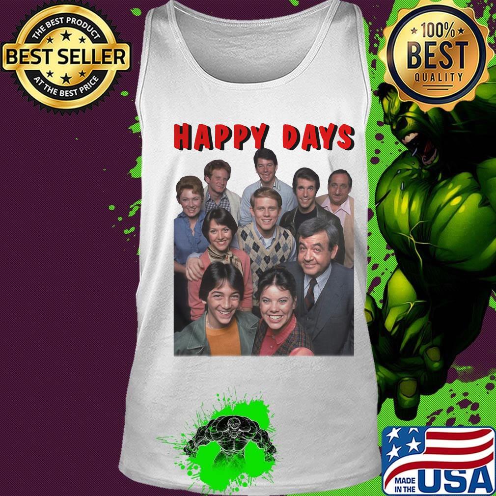 Happy days characters smiling retro s Tank top Happy days characters smiling retro s Tank top