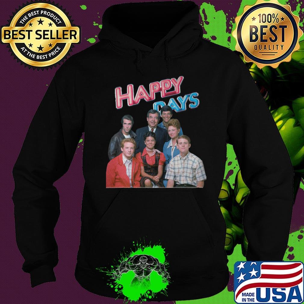 Happy days smiling characters retro s Hoodie Happy days smiling characters retro s Hoodie