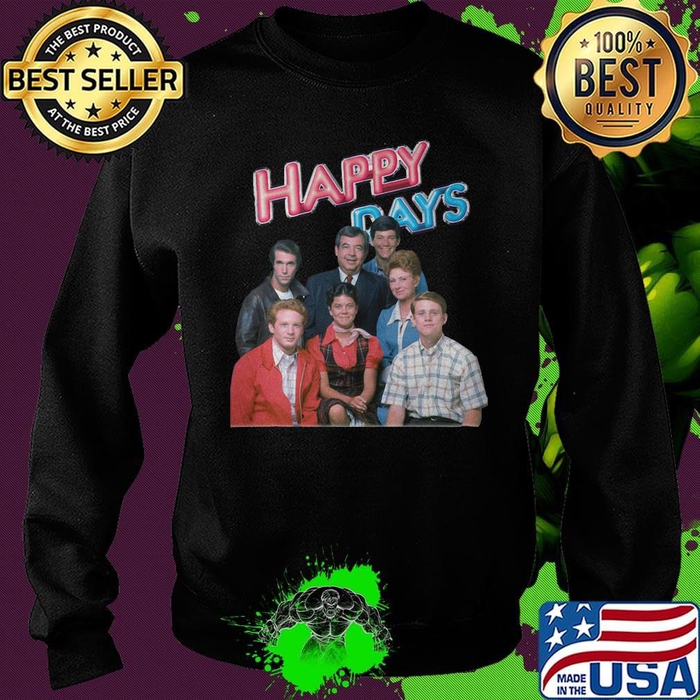 Happy days smiling characters retro s Sweater Happy days smiling characters retro s Sweater