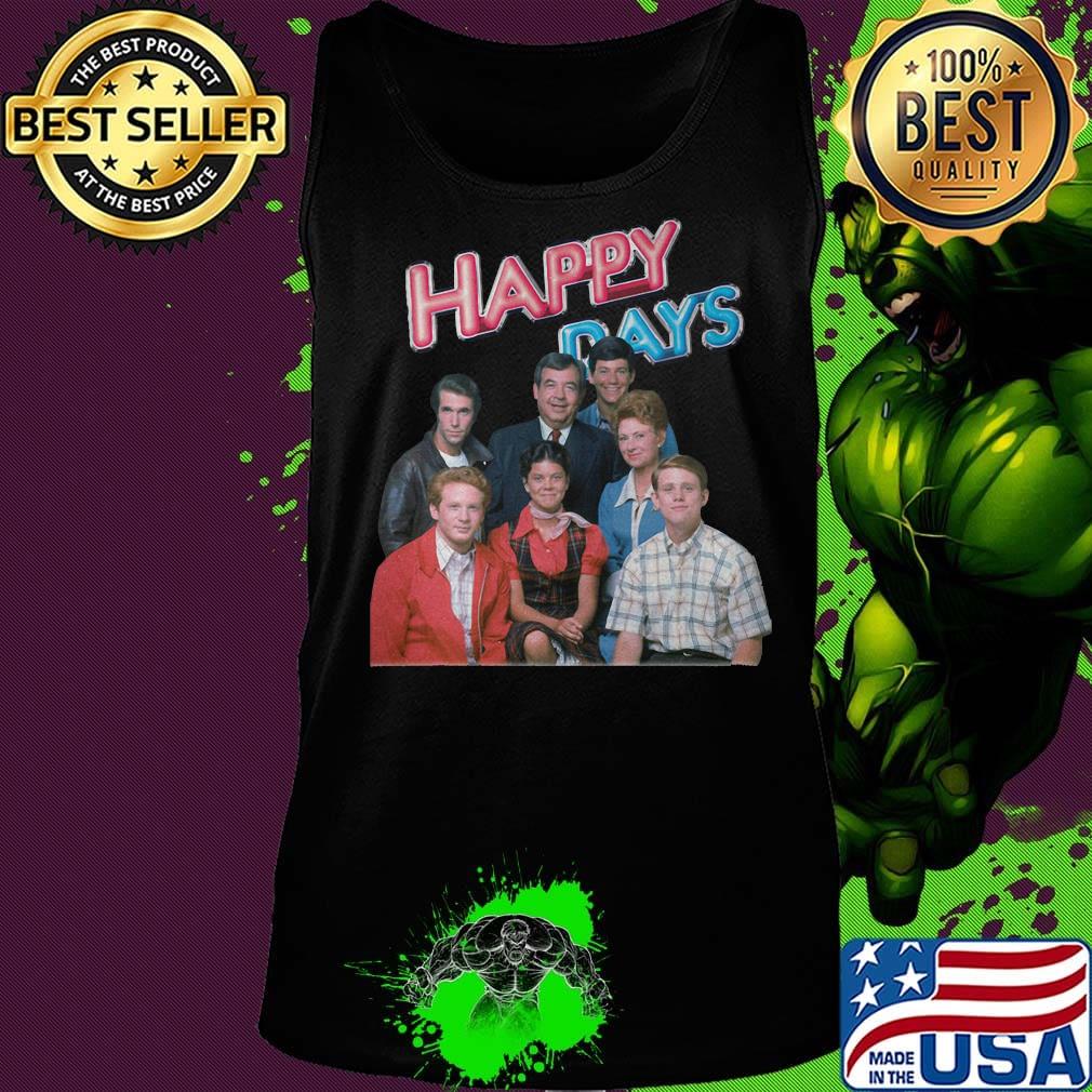 Happy days smiling characters retro s Tank top Happy days smiling characters retro s Tank top