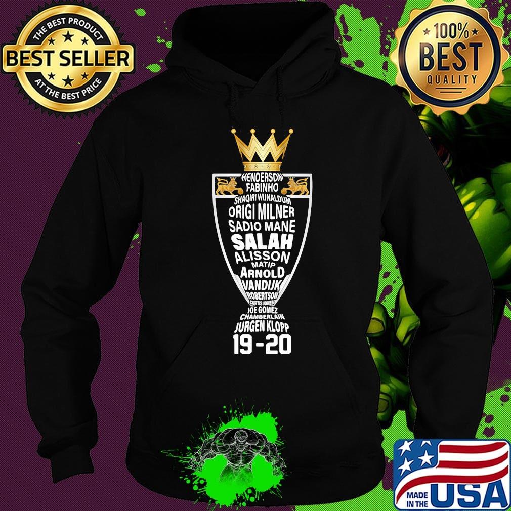 Henderson fabinho shaqiri wijnaldum origi milner sadio mane salah alisson matip arnold vandijk jurgen klopp 19-20 champions s Hoodie Henderson fabinho shaqiri wijnaldum origi milner sadio mane salah alisson matip arnold vandijk jurgen klopp 19-20 champions s Hoodie