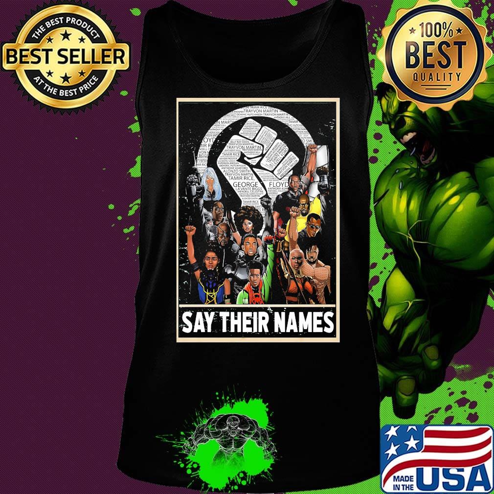 Humans say their names black lives matter s Tank top Humans say their names black lives matter s Tank top