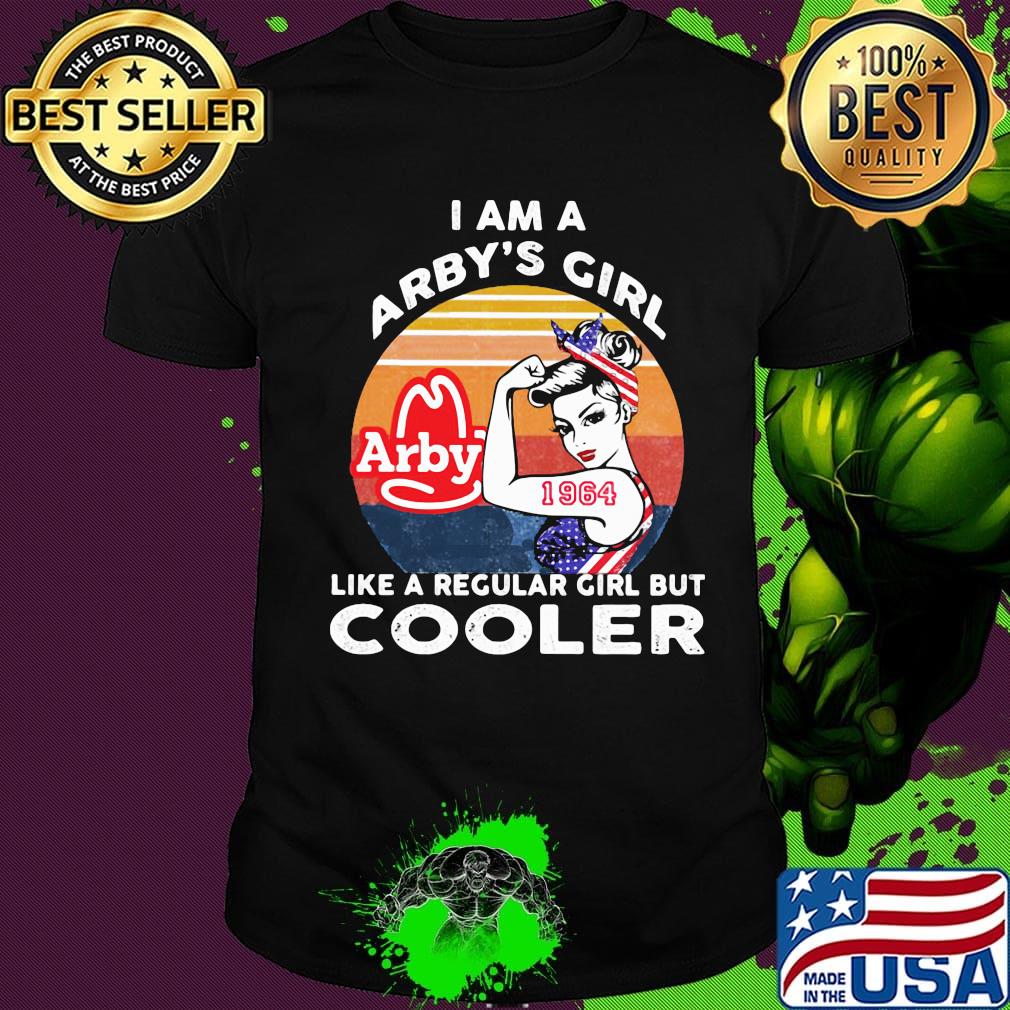 I am a arby's 1964 girl like a regular girl but cooler vintage retro shirt