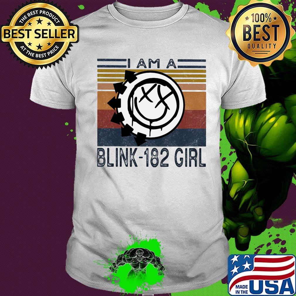 I am a blink 182 girl vintage retro shirt