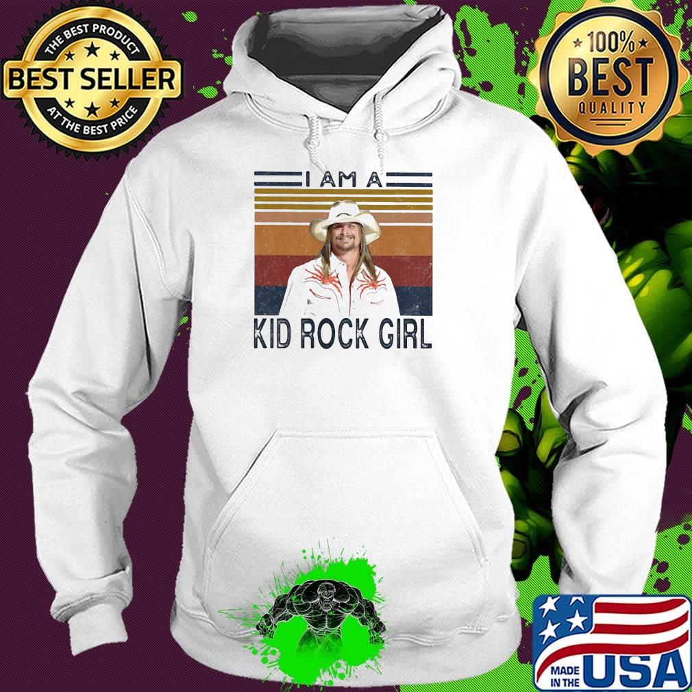 I am a kid rock girl vintage retro s Hoodie I am a kid rock girl vintage retro s Hoodie