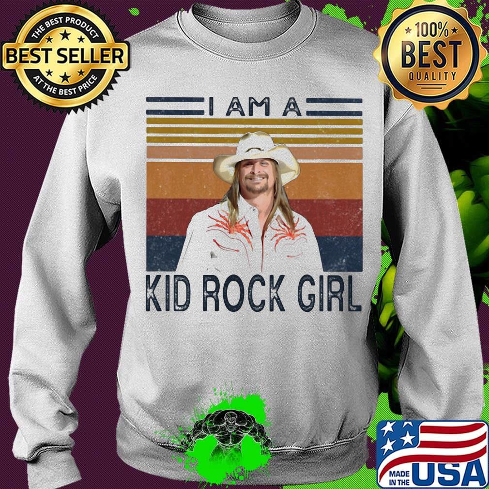 I am a kid rock girl vintage retro s Sweater I am a kid rock girl vintage retro s Sweater