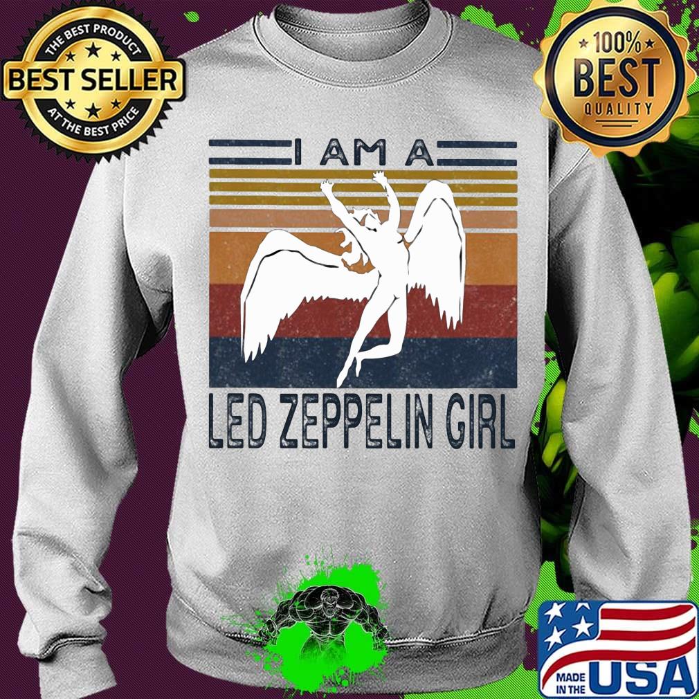 I am a led zeppelin girl vintage retro s Sweater I am a led zeppelin girl vintage retro s Sweater