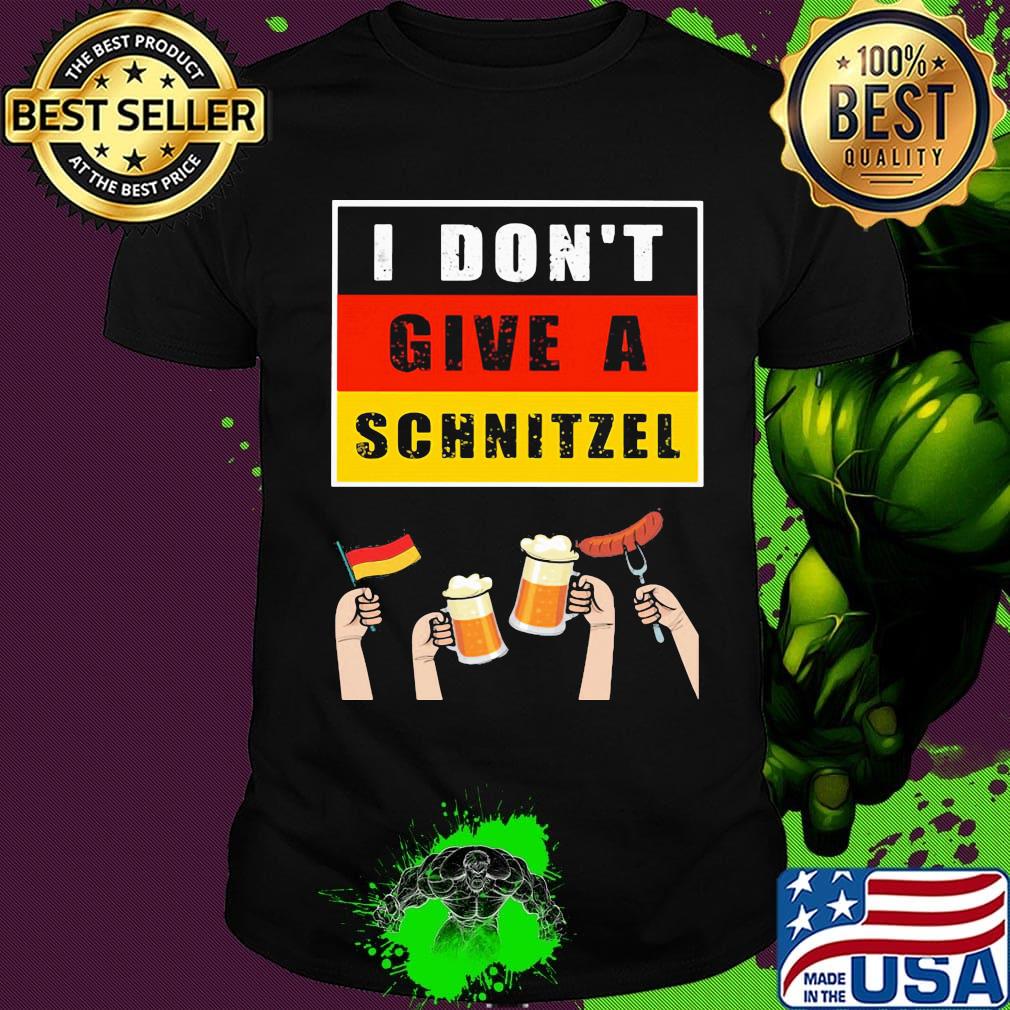 I don't give a schnitzel flag shirt