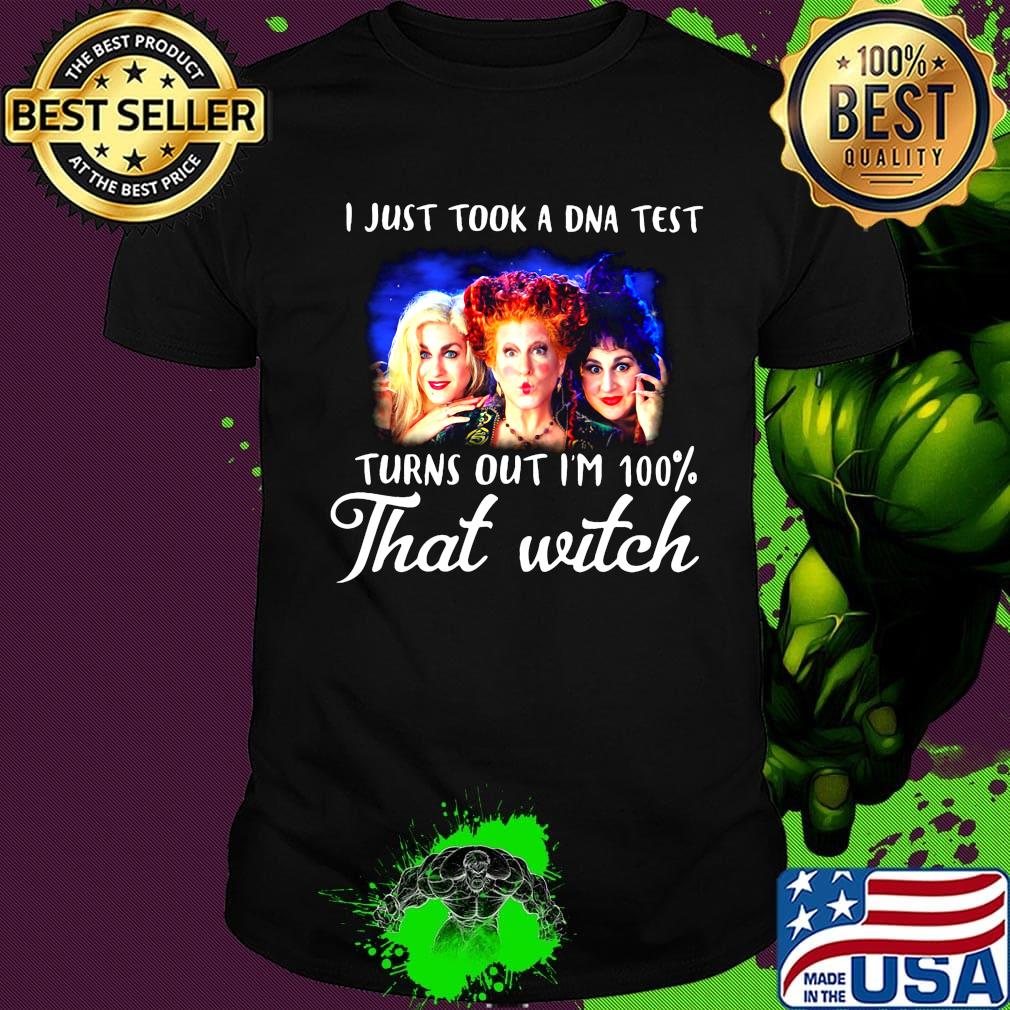 I just took a dna test turns out i'm 100% that witch characters shirt