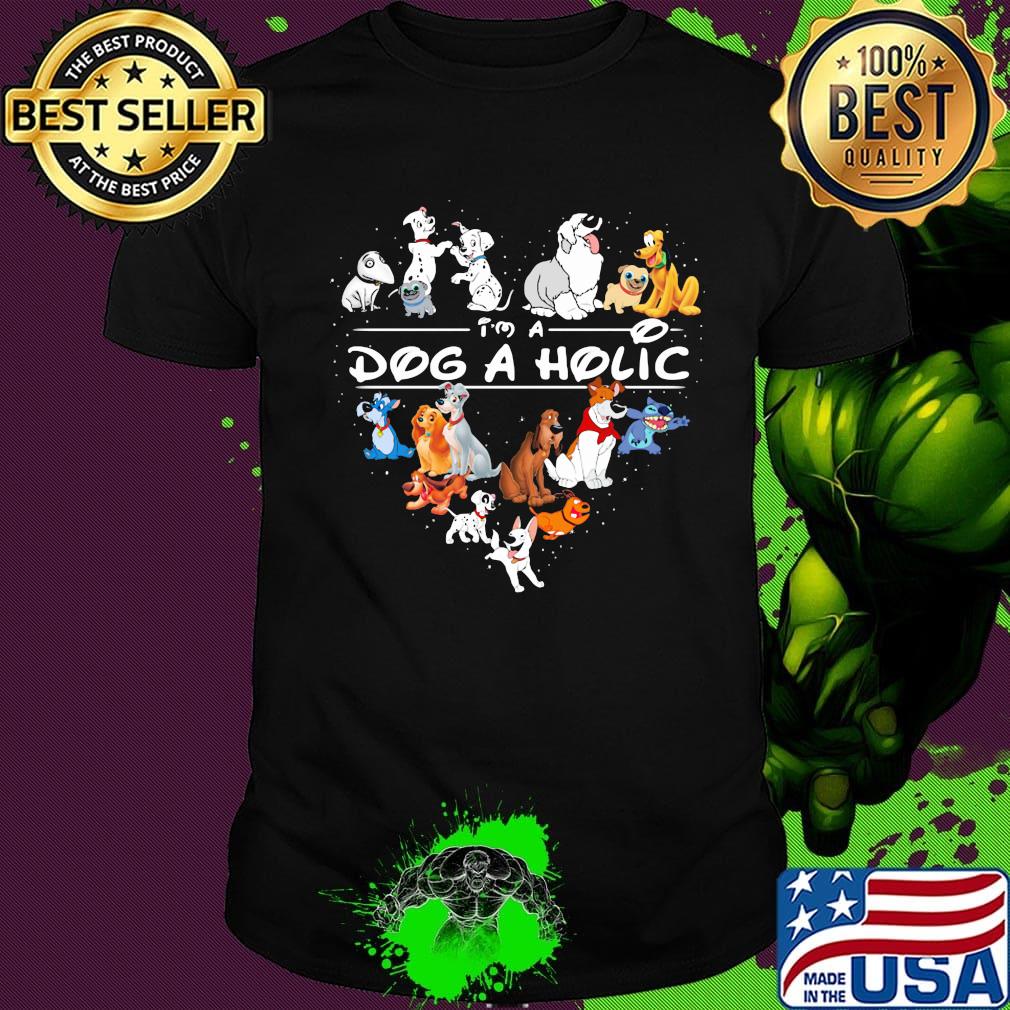 I'm a dog a holic heart shirt