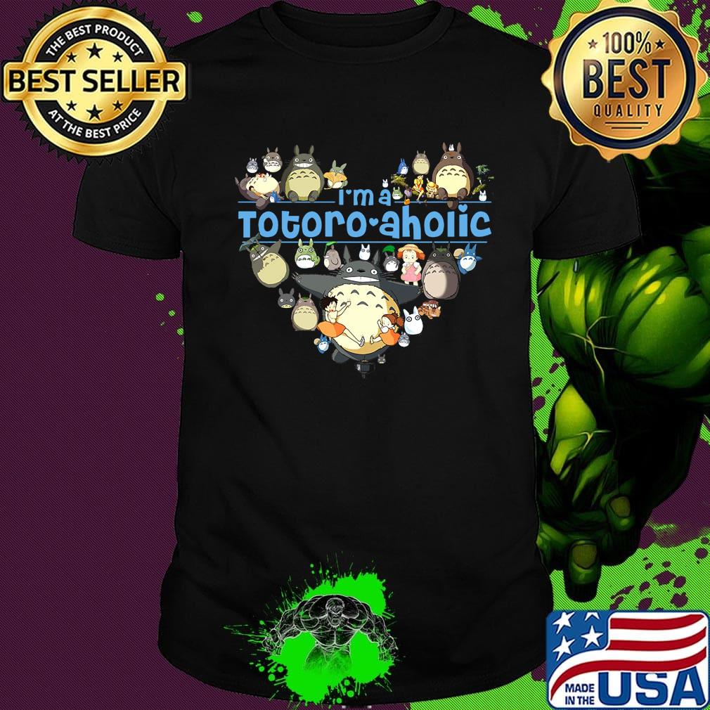 I'm a totoro aholic heart shirt