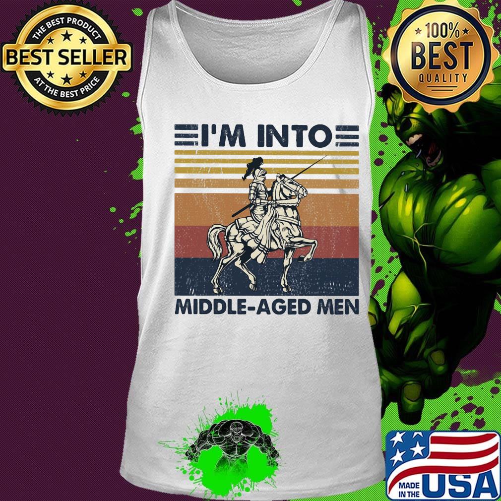 I'm into middle-aged men vintage retro s Tank top I'm into middle-aged men vintage retro s Tank top