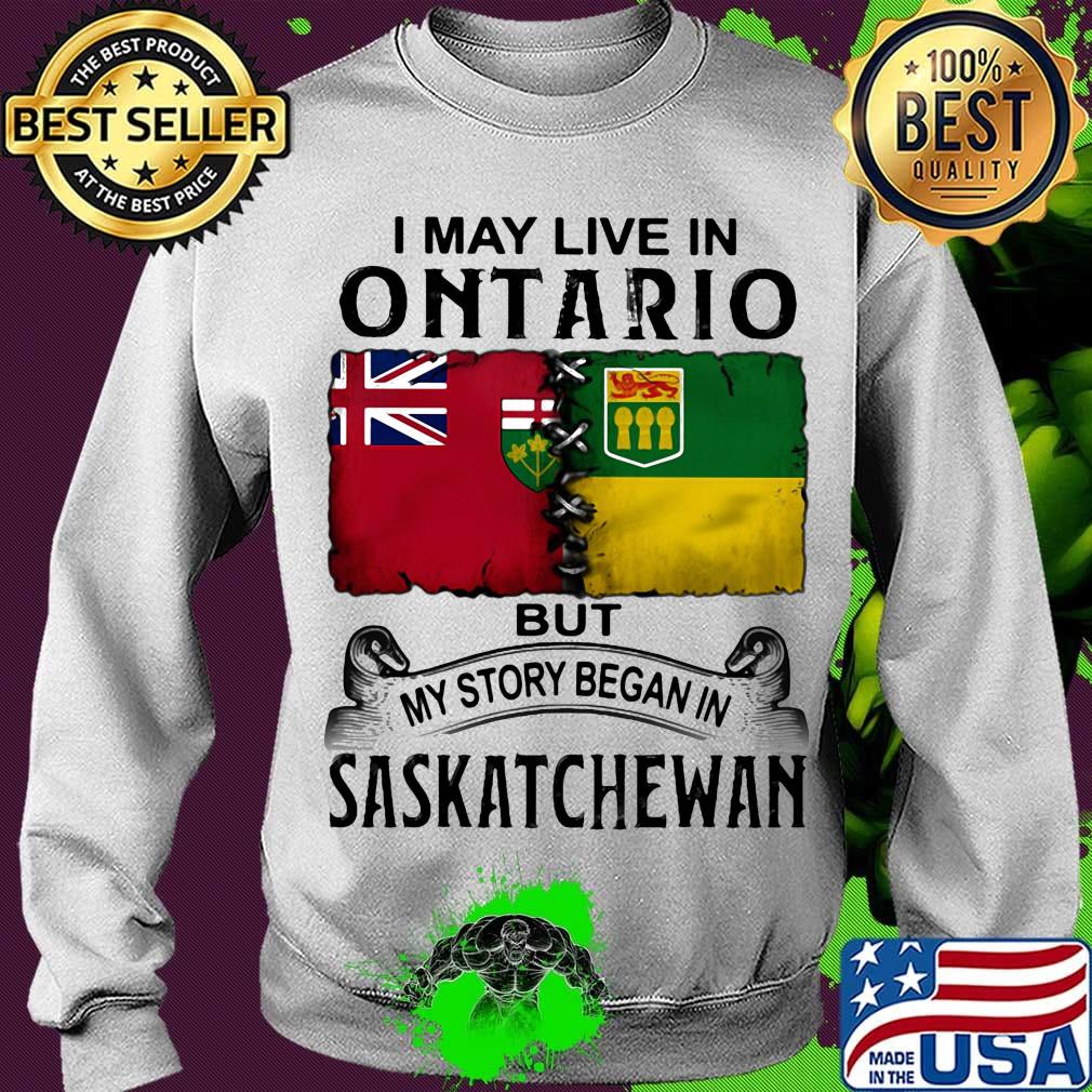 I may live in ONTARIO but my story began in SASKATCHEWAN s Sweater I may live in ONTARIO but my story began in SASKATCHEWAN s Sweater