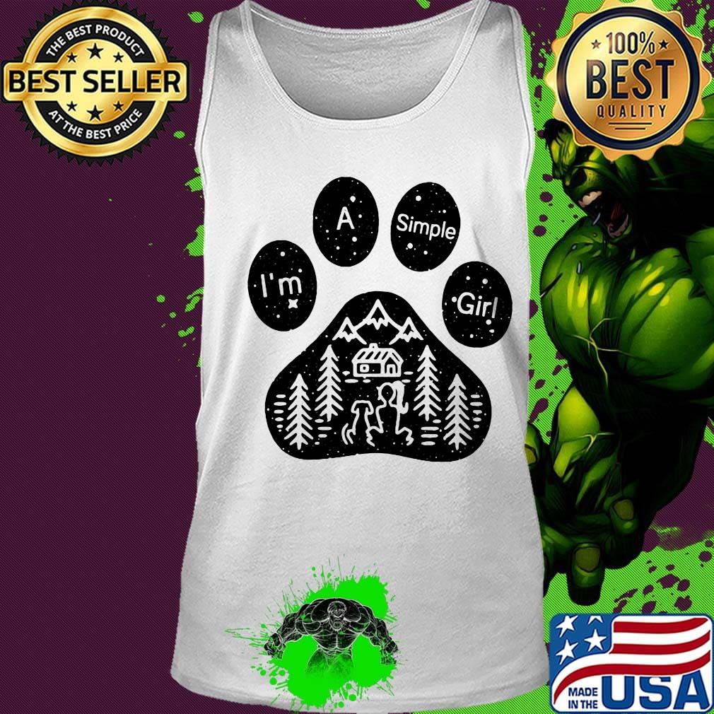 Im A Simple Girl Dog Costume For Man Shirt Tank top Im A Simple Girl Dog Costume For Man Shirt Tank top
