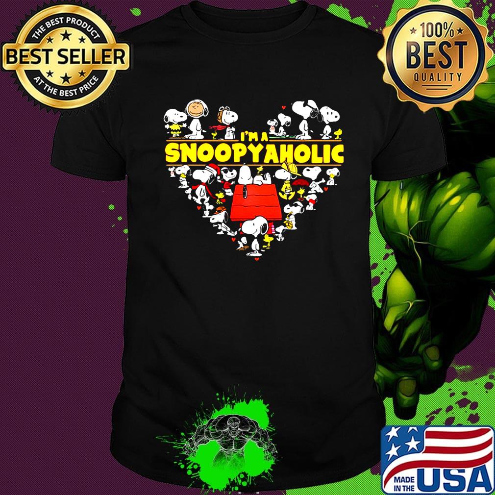I’m snoopy aholic heart shirt