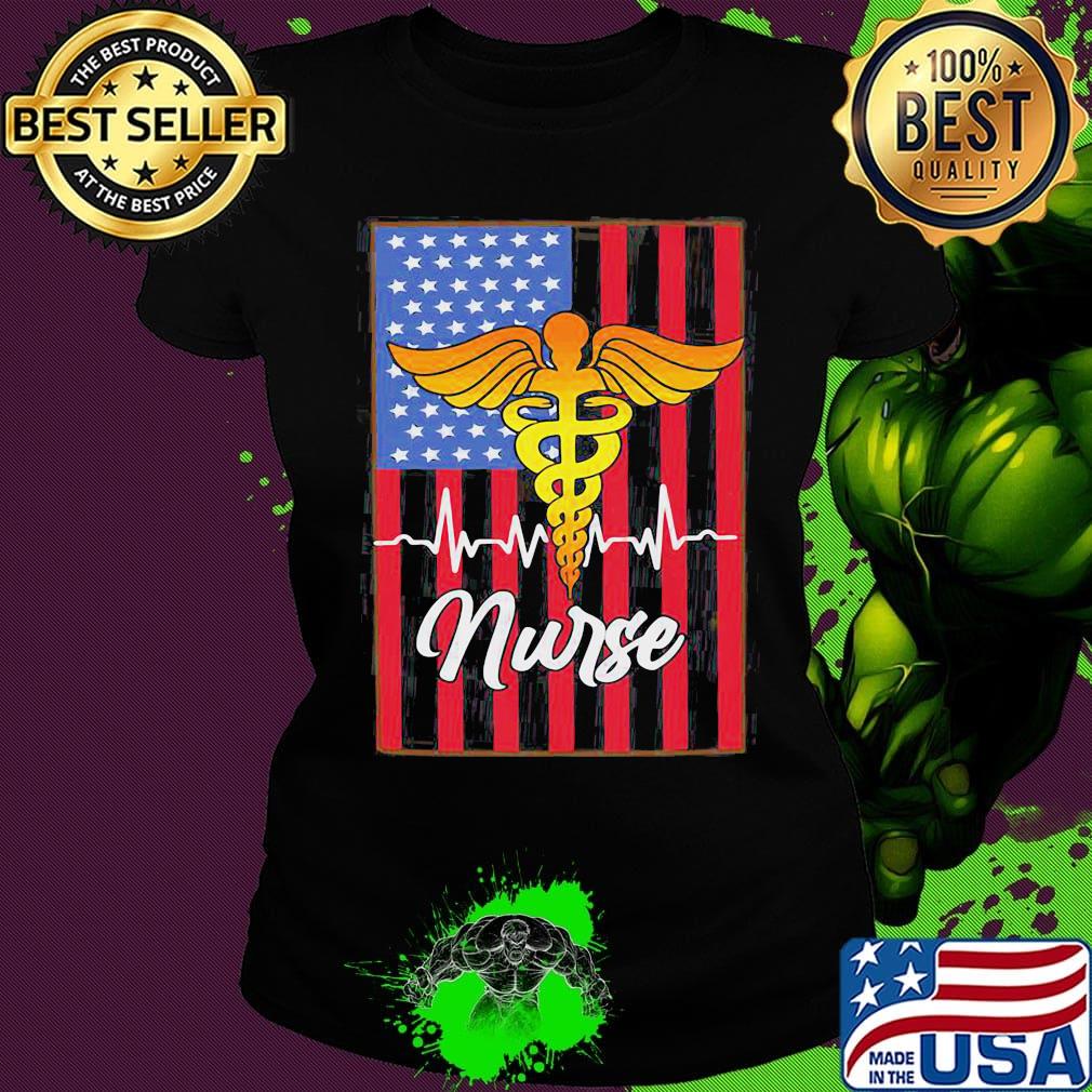 Independence day caduceus beat nurse s Ladies tee Independence day caduceus beat nurse s Ladies tee
