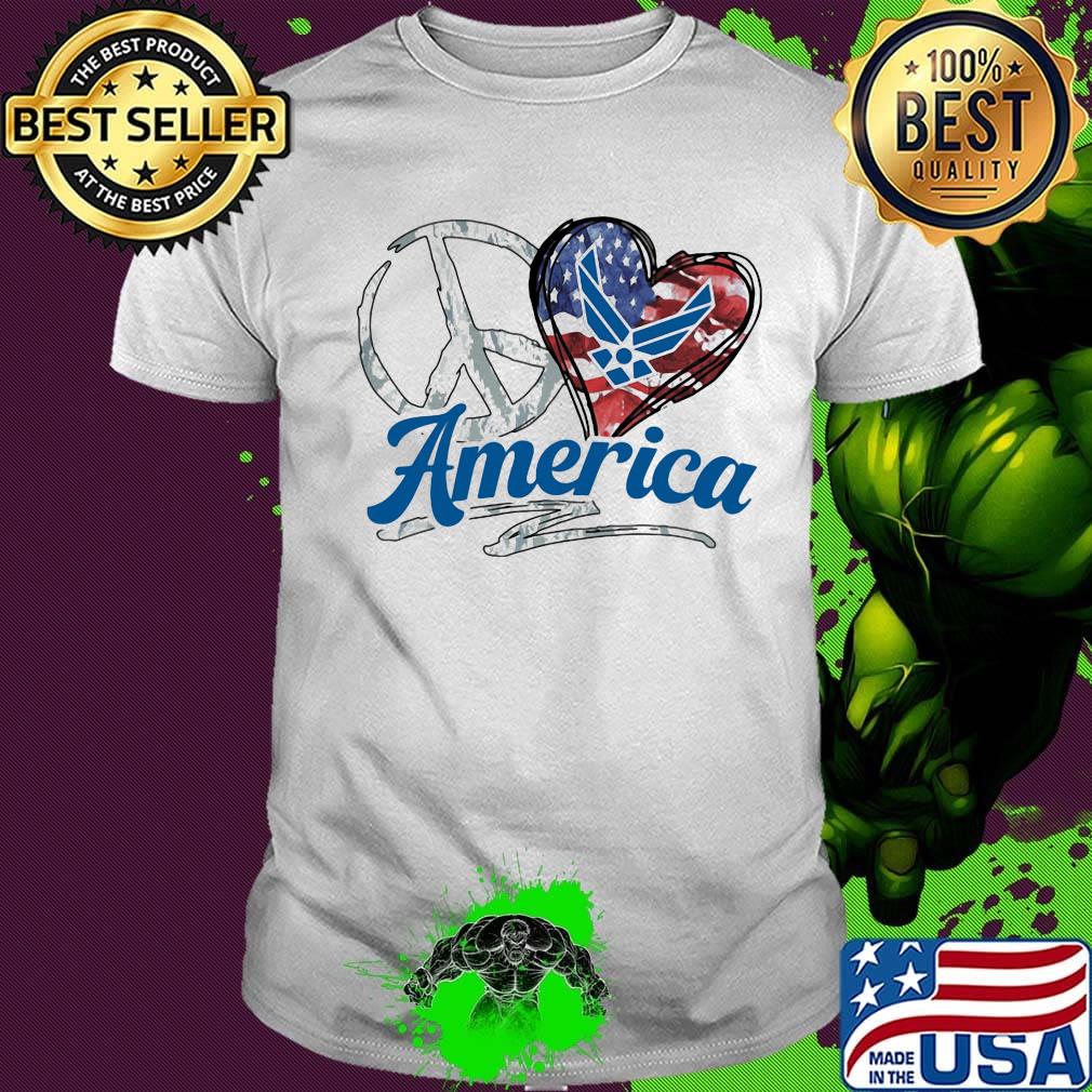 Independence day heart america shirt