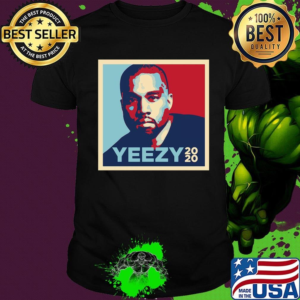 Intense styles adult yeezy 2020 kanye west for president art shirt