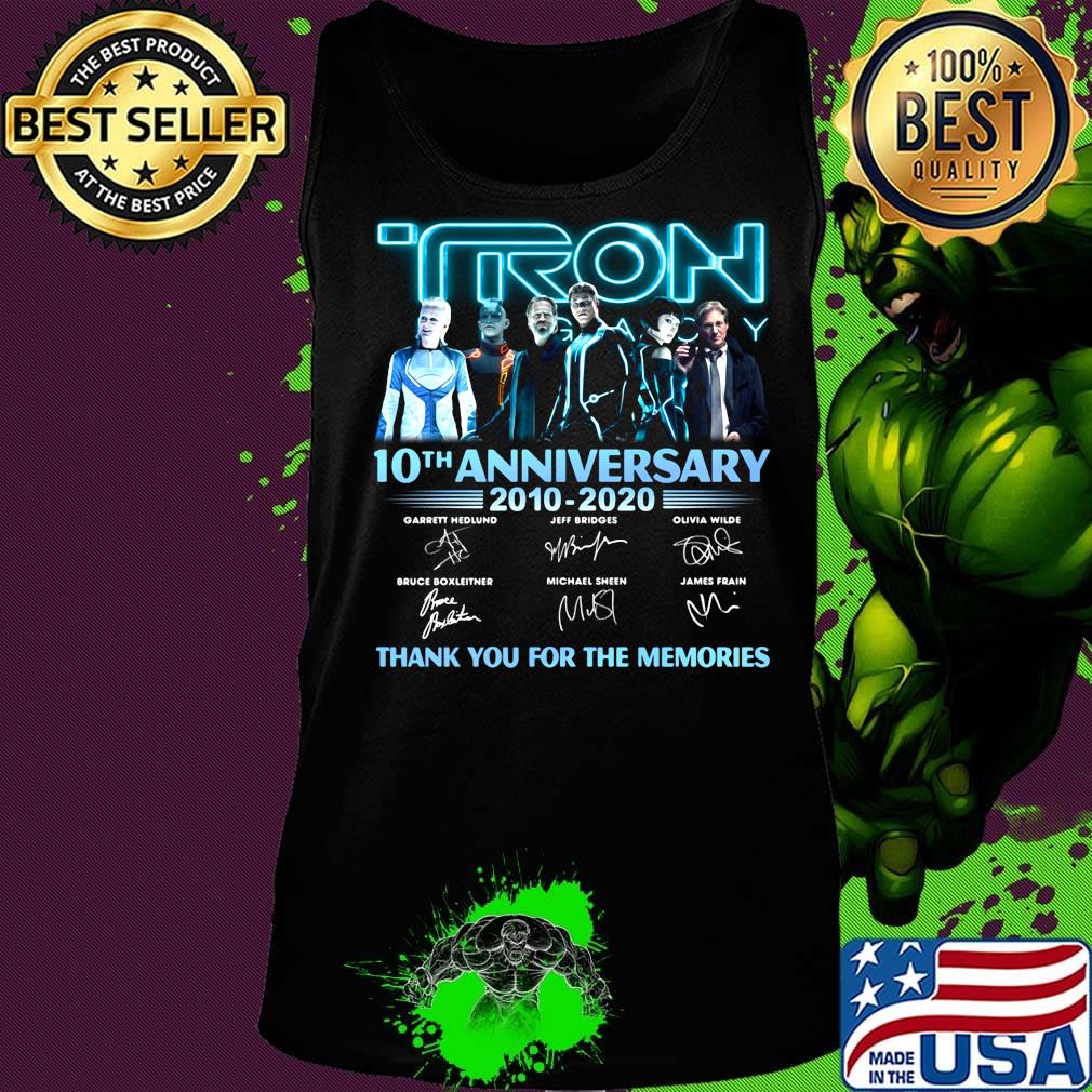 Iron 10th anniversary 2010 2020 thank you for the memories signatures s Tank top Iron 10th anniversary 2010 2020 thank you for the memories signatures s Tank top