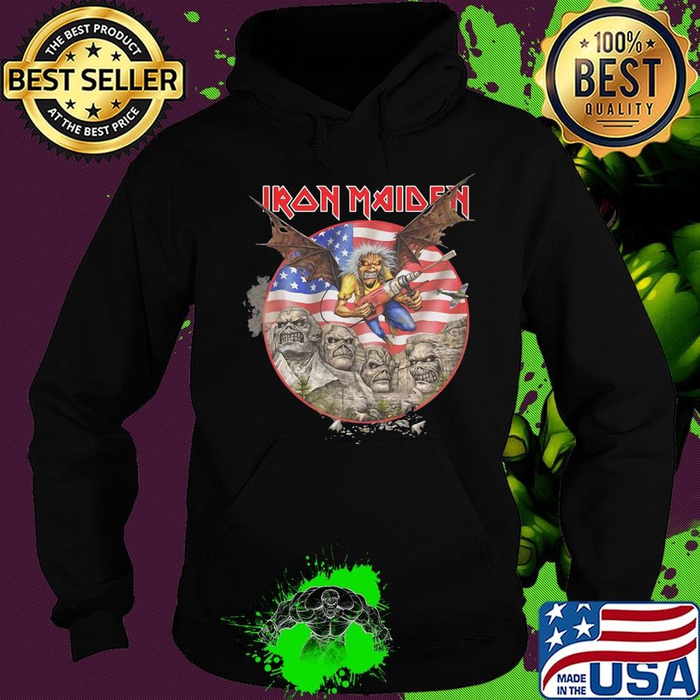 Iron maiden bat american flag independence day s Hoodie Iron maiden bat american flag independence day s Hoodie
