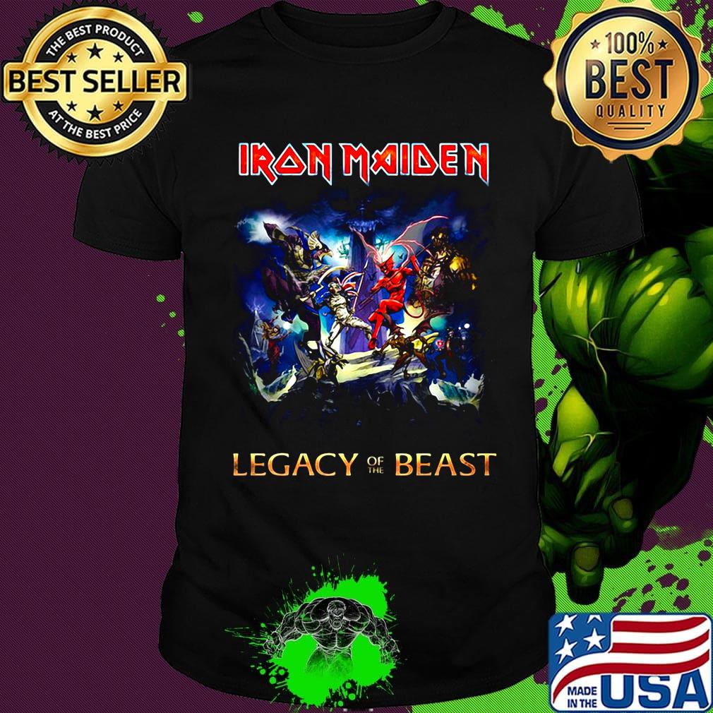 Iron maiden legacy of the beast black shirt