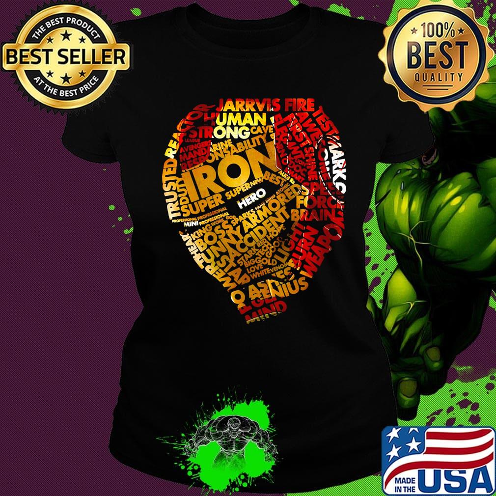 Iron superhero jarvis human strong cave s Ladies tee Iron superhero jarvis human strong cave s Ladies tee