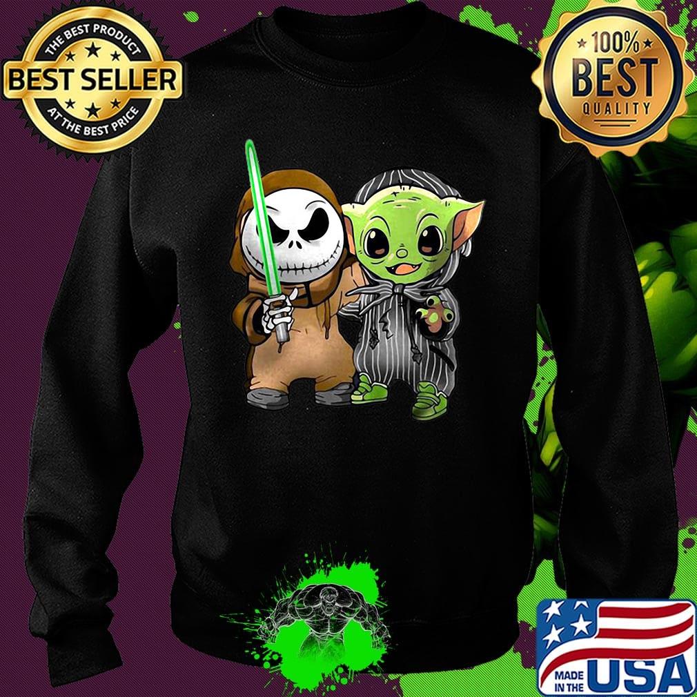 Jack skellington and baby yoda s Sweater Jack skellington and baby yoda s Sweater