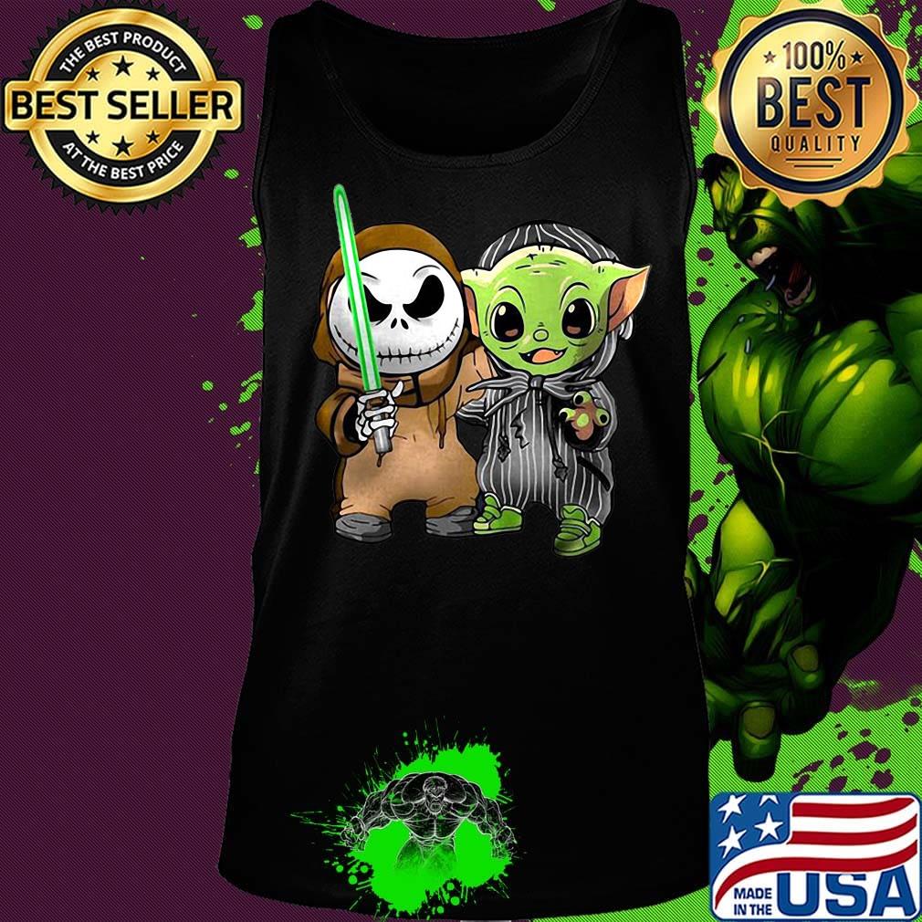Jack skellington and baby yoda s Tank top Jack skellington and baby yoda s Tank top