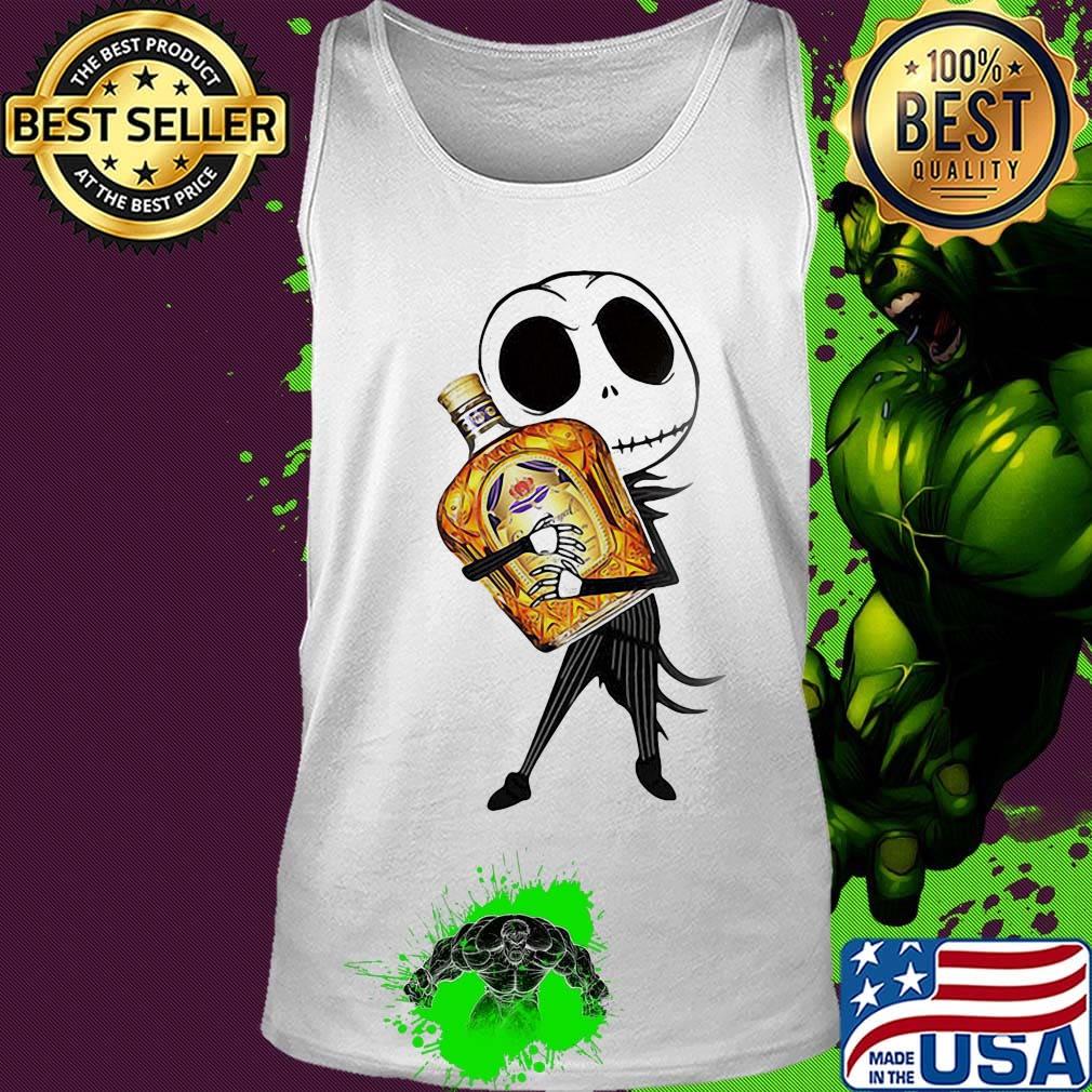 Jack skellington hug crown royal wine s Tank top Jack skellington hug crown royal wine s Tank top