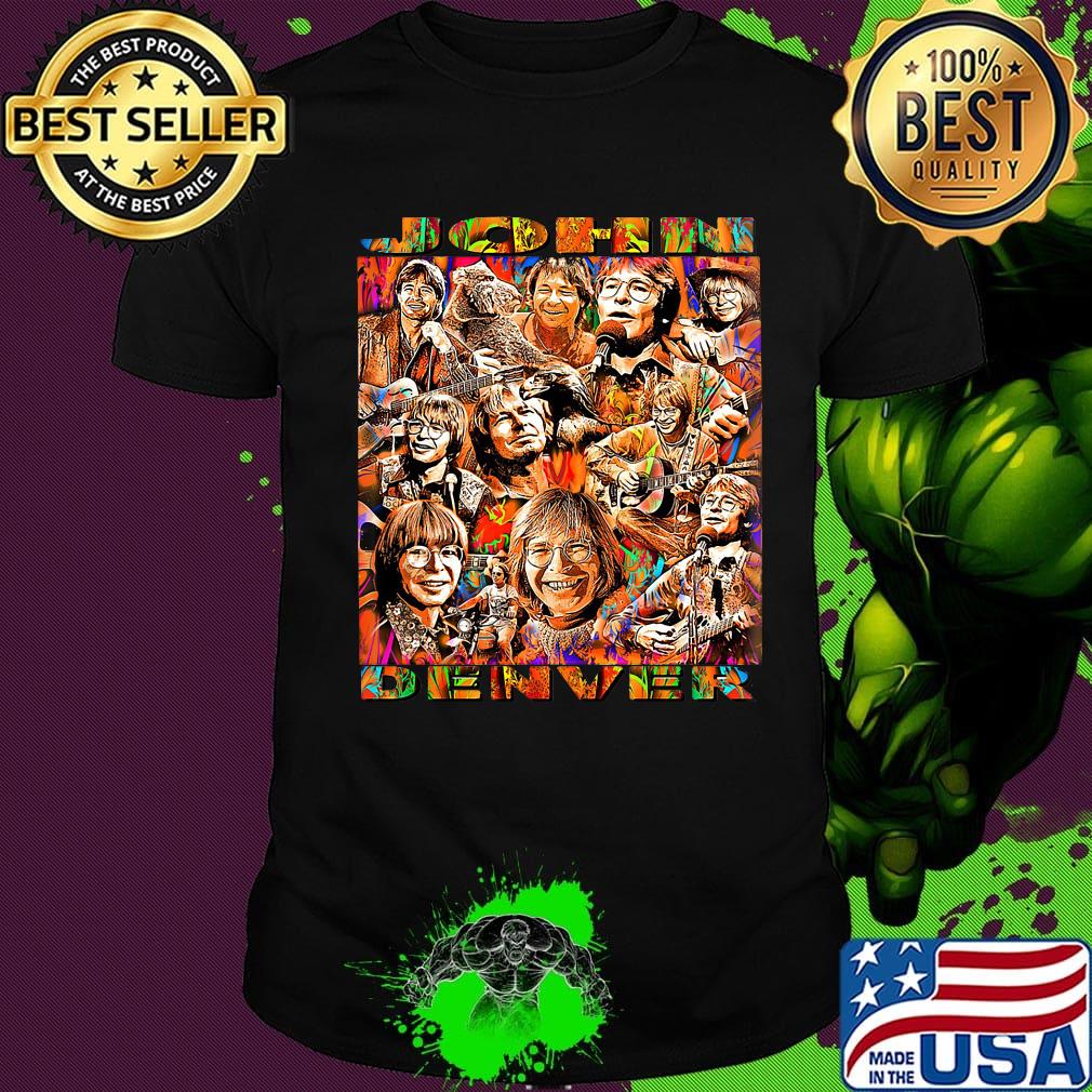 John denver singer art shirt