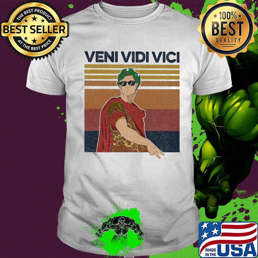 Julius Caesar Latin Quote Veni Vidi Vici Roman Vintage Retro Shirt Julius Caesar Latin Quote Veni Vidi Vici Roman Vintage Retro Shirt