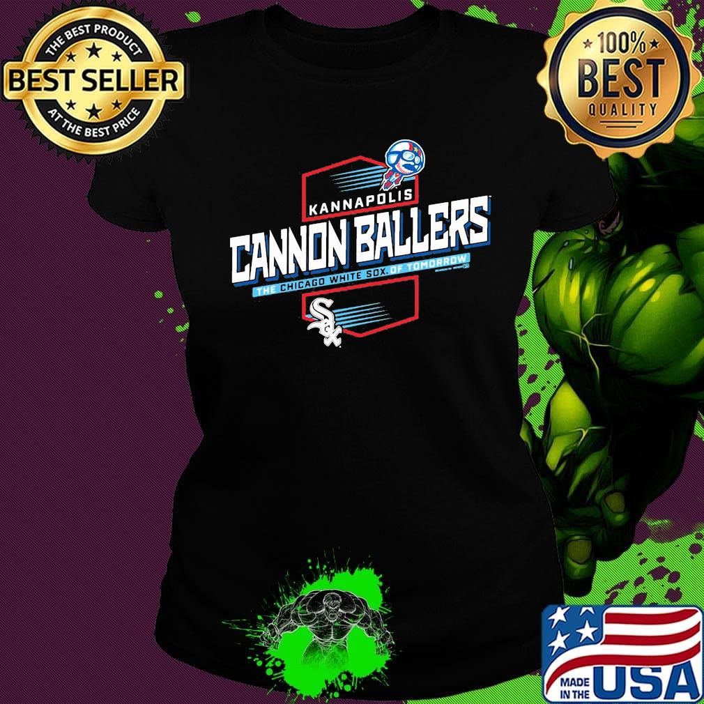 Kannapolis cannon ballers the chicago white sox of tomorrow s Ladies tee Kannapolis cannon ballers the chicago white sox of tomorrow s Ladies tee