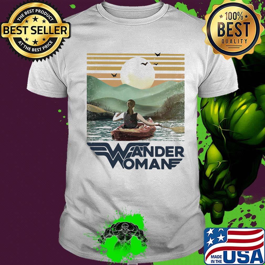 Kayaking wander woman vintage shirt