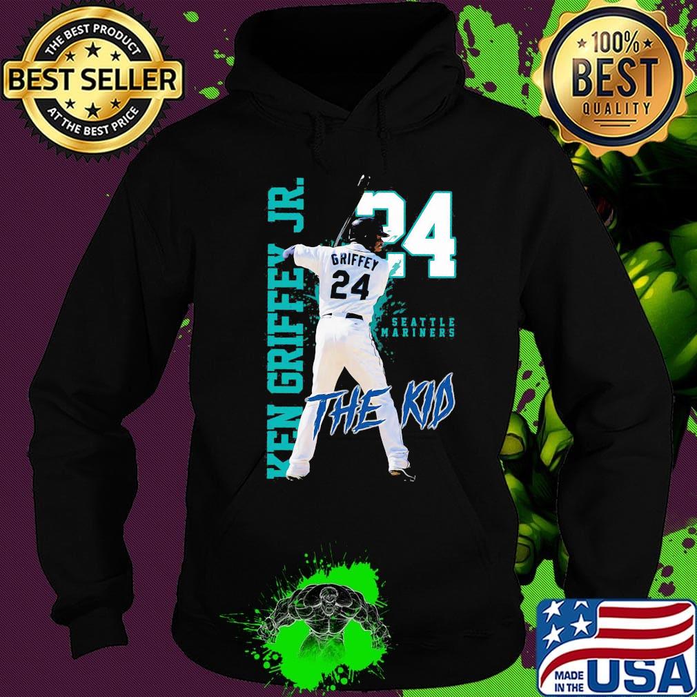 Ken griffey jr 24 seattle mariners the kid s Hoodie Ken griffey jr 24 seattle mariners the kid s Hoodie