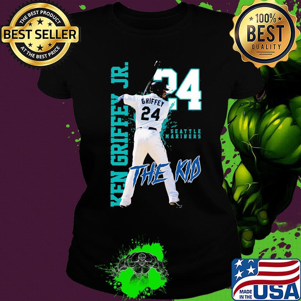 Ken griffey jr 24 seattle mariners the kid s Ladies tee Ken griffey jr 24 seattle mariners the kid s Ladies tee