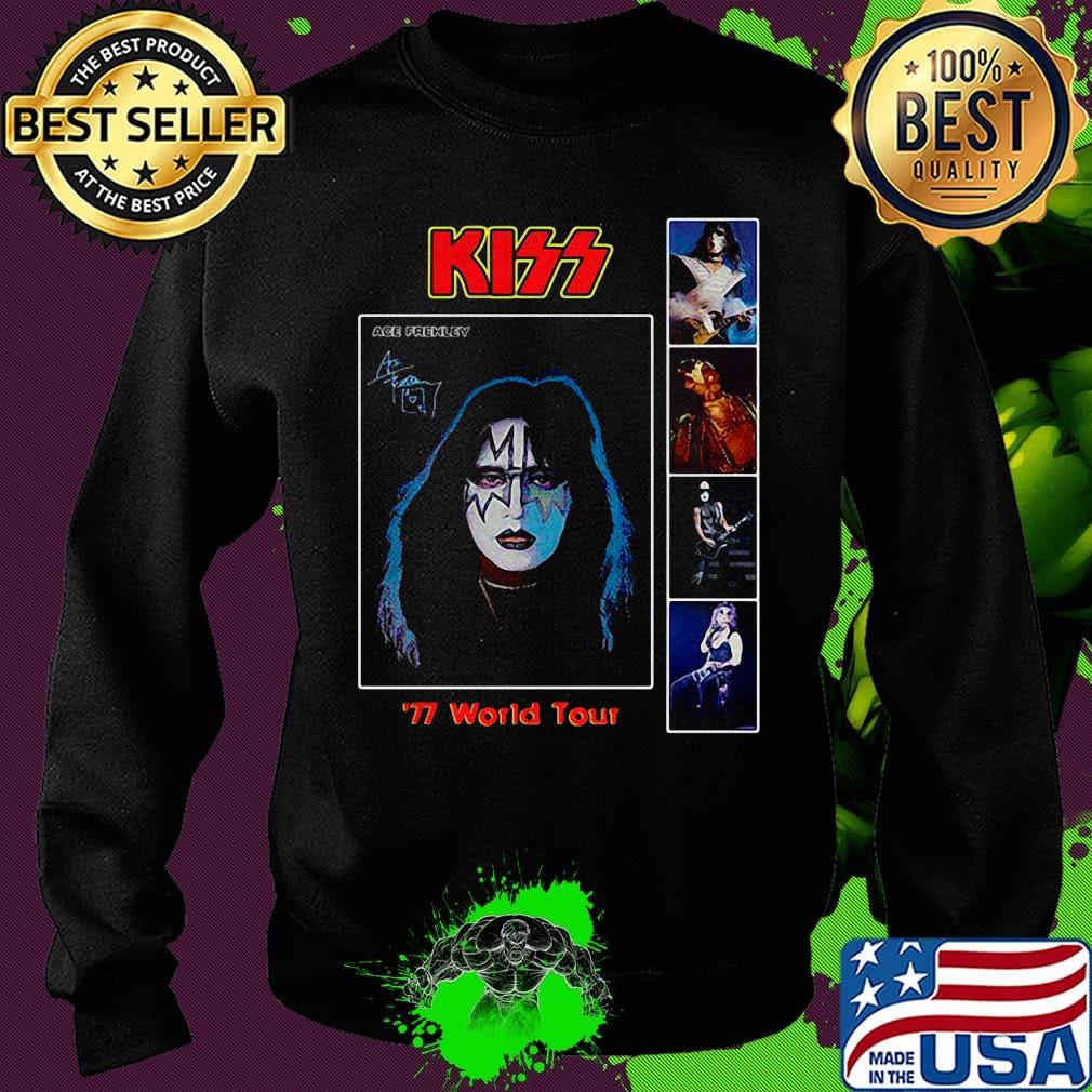 Kiss ace frehley 77 world tour signature s Sweater Kiss ace frehley 77 world tour signature s Sweater