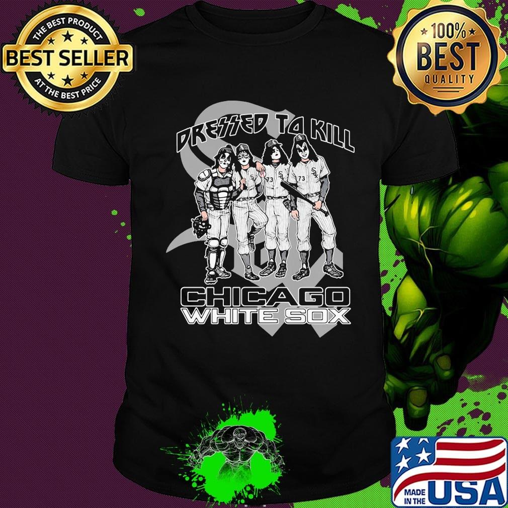 Kiss band dressed takill chicago white sox shirt